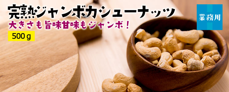 ジャンボカシューナッツ500g