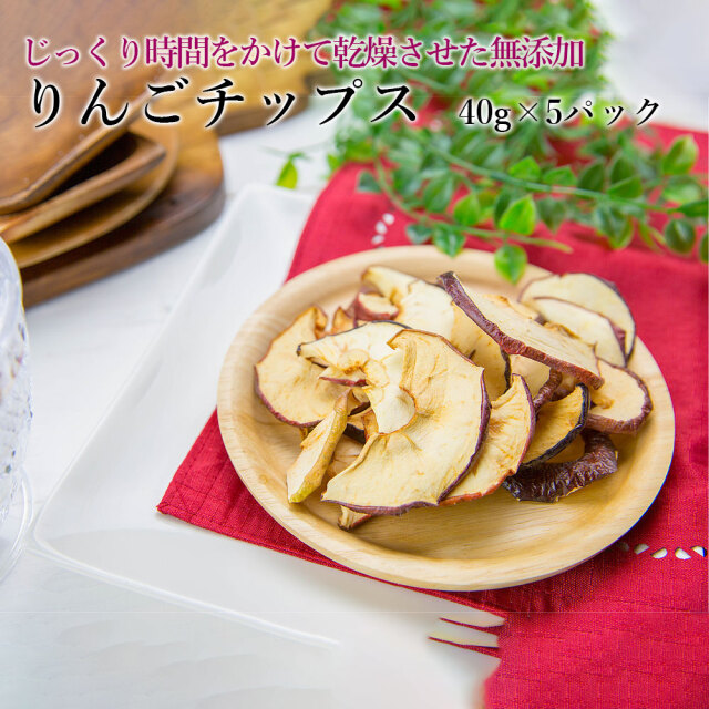 りんごチップス40g×5パック